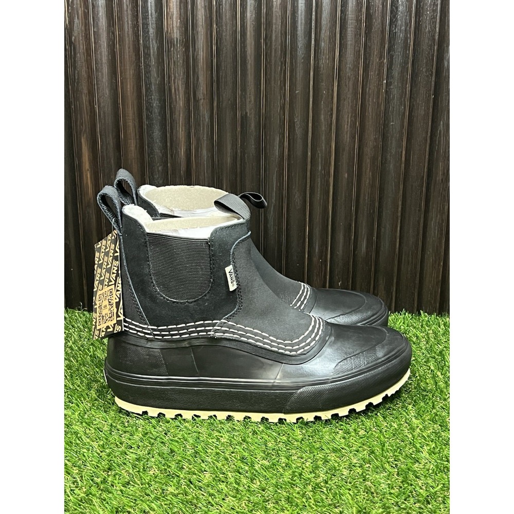 Size 8 - Vans Mte Standard Mid Chelsea Snow Black / Bone VN000CBH1OF